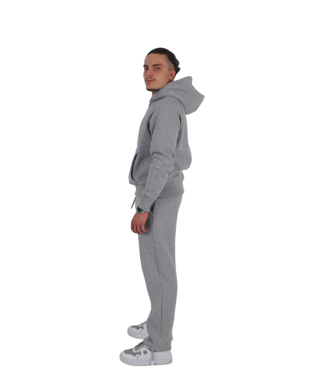 OVERSIZE GREY HOODIE 4THE7