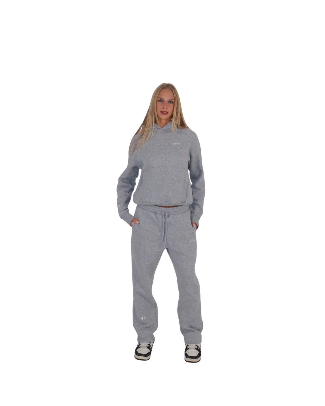 OVERSIZE GREY HOODIE 4THE7