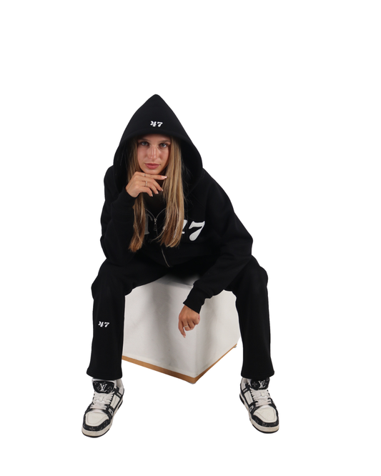 OVERSIZE BLACK ZIPPER 4THE7