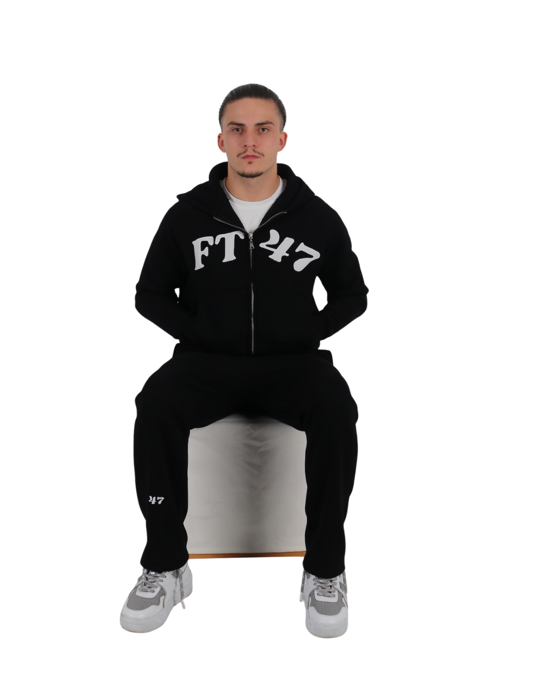 OVERSIZE BLACK ZIPPER 4THE7