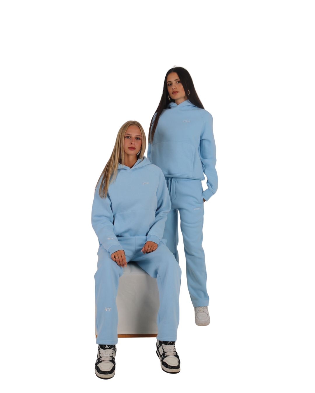 OVERSIZE BABYBLUE HOODIE 4THE7