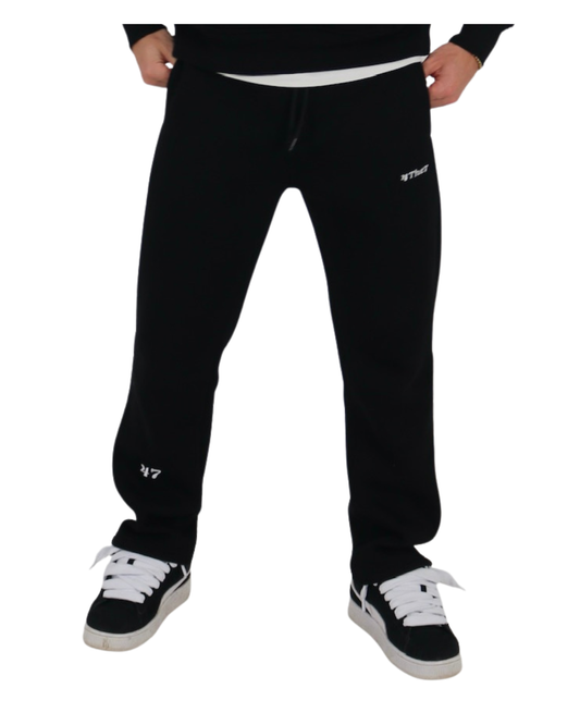 OPEN LEG JOGGER BLACK 4THE7