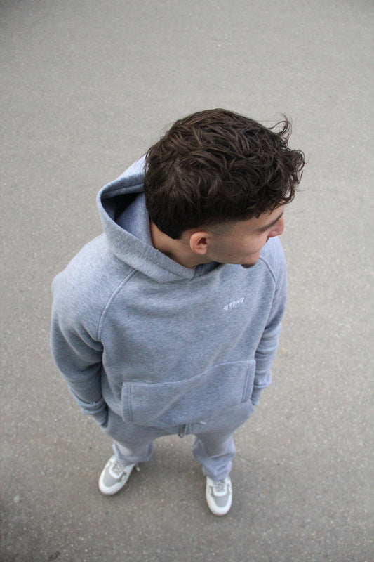 OVERSIZE GREY HOODIE 4THE7