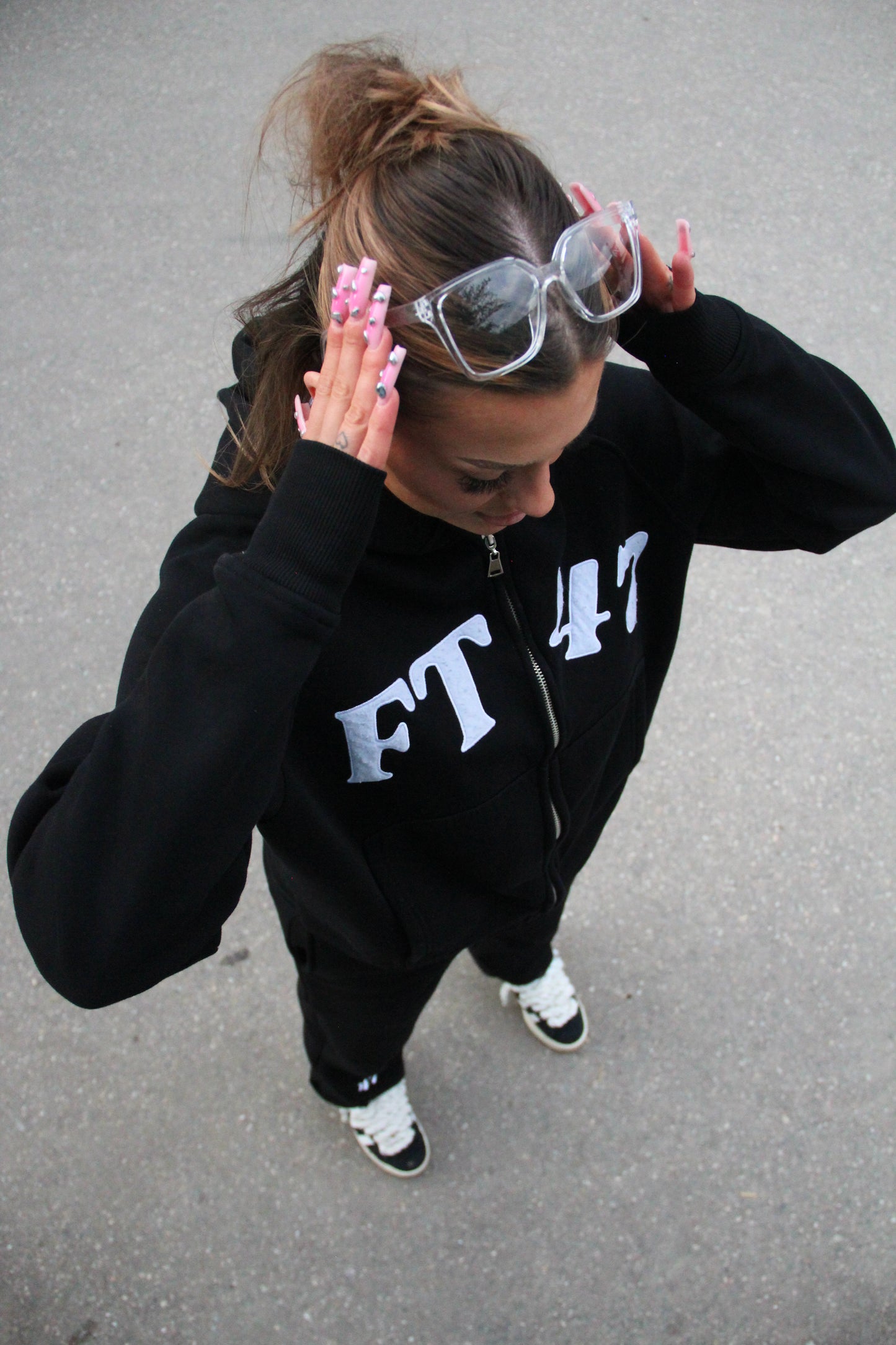 OVERSIZE BLACK ZIPPER 4THE7